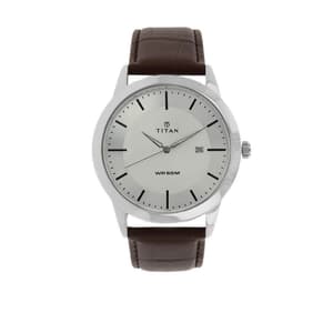 Men's Silver Casual Analog Watch - NU1584SL03