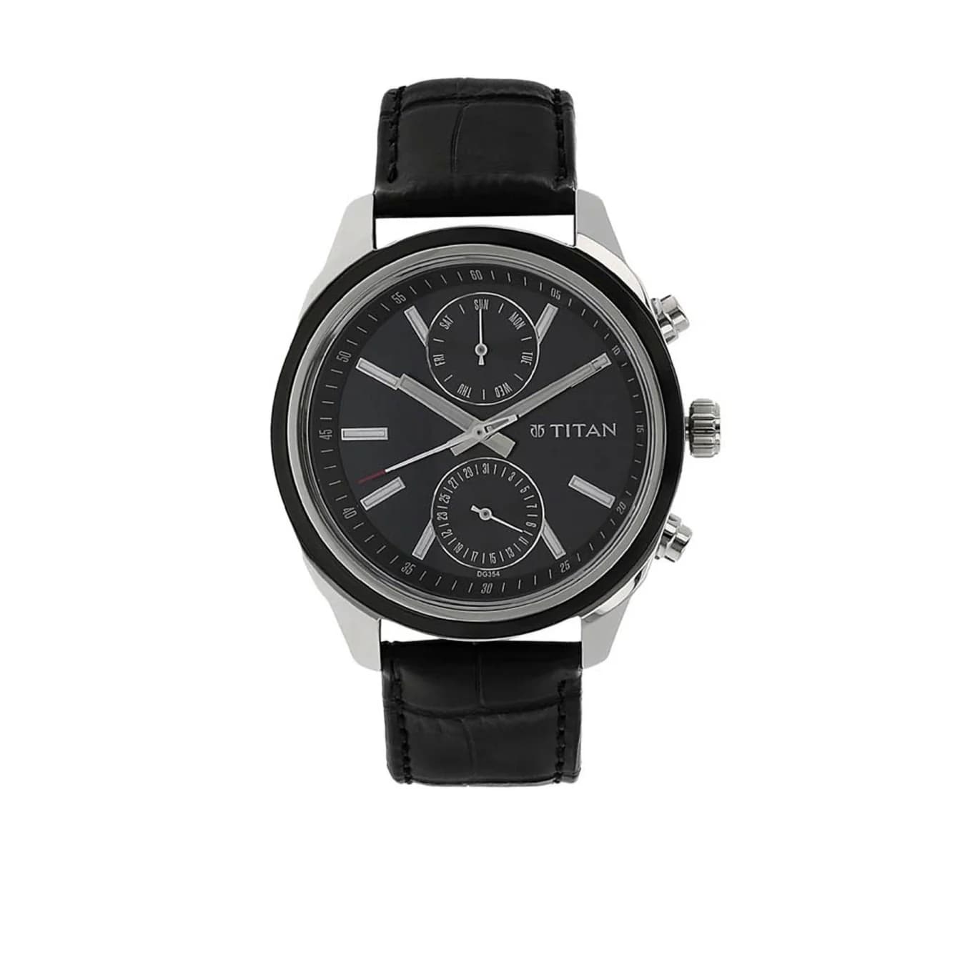 Men's Black Casual Chronograph Watch - NU1733KL01