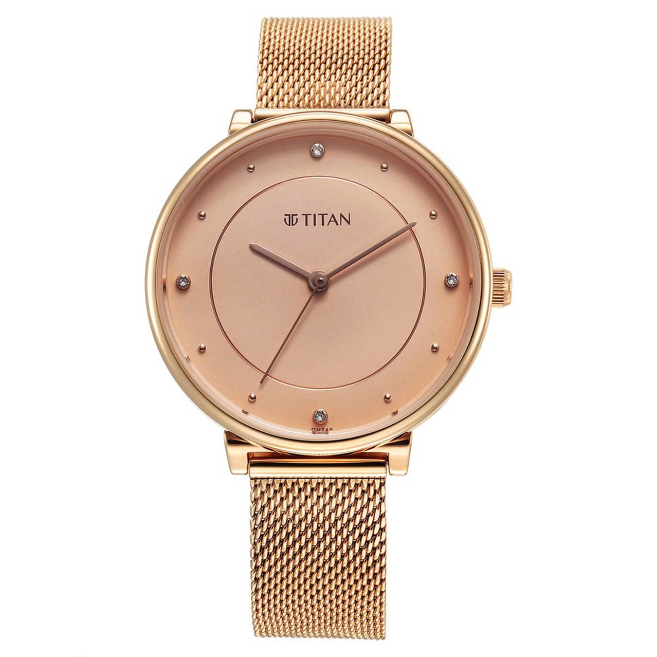 Women's Rose Gold Casual Analog Watch - NU2673WM04F