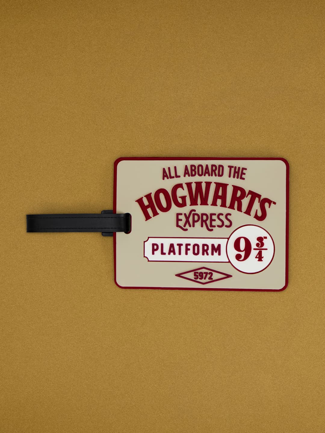 Unisex Red Harry Potter- Wizard Luggage Tag