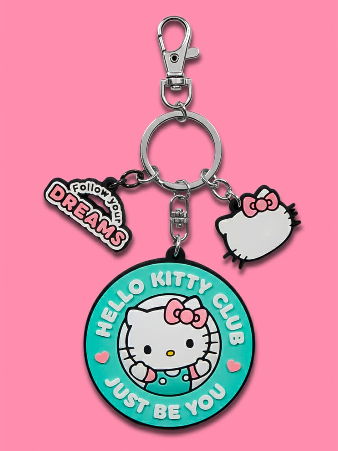 Unisex Multicolor Hello Kitty- Club Keychain
