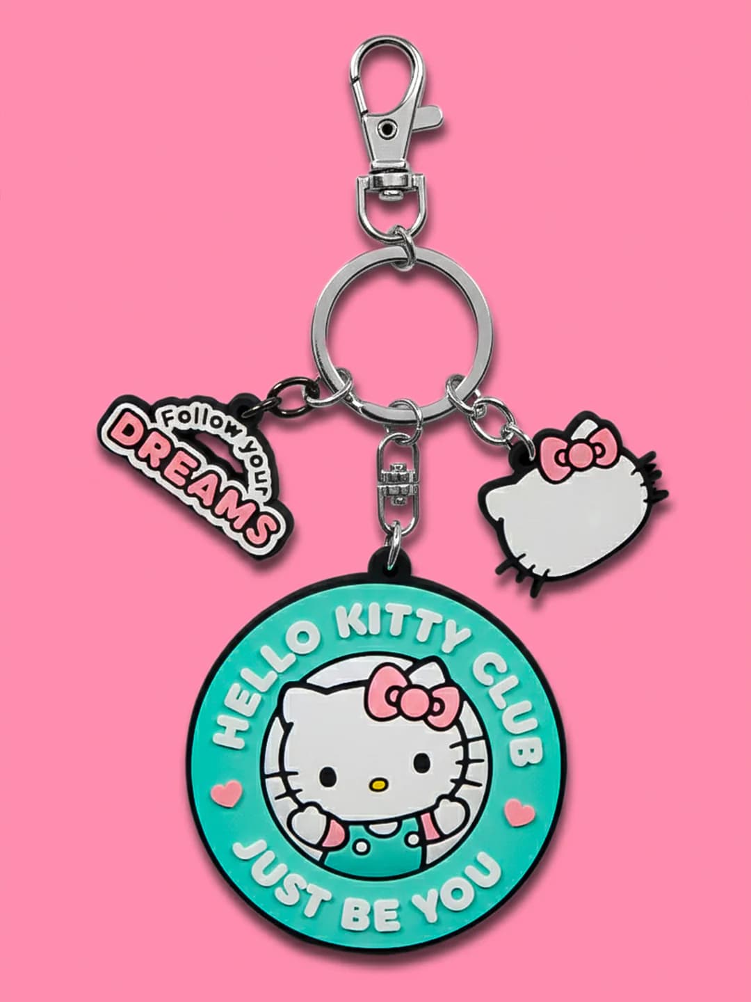 Unisex Multicolor Hello Kitty- Club Keychain