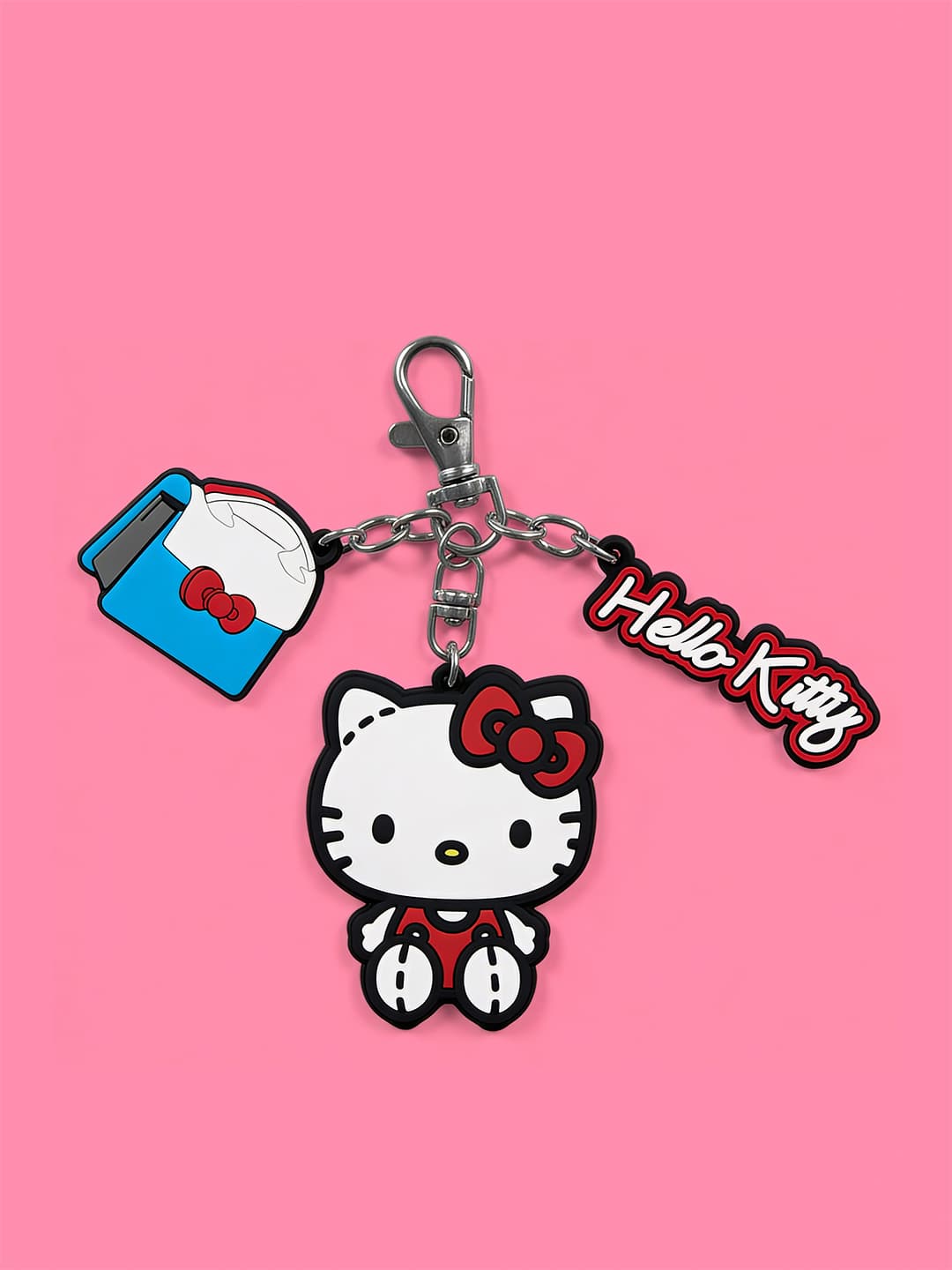 Unisex Multicolor Hello Kitty- Character Keychain
