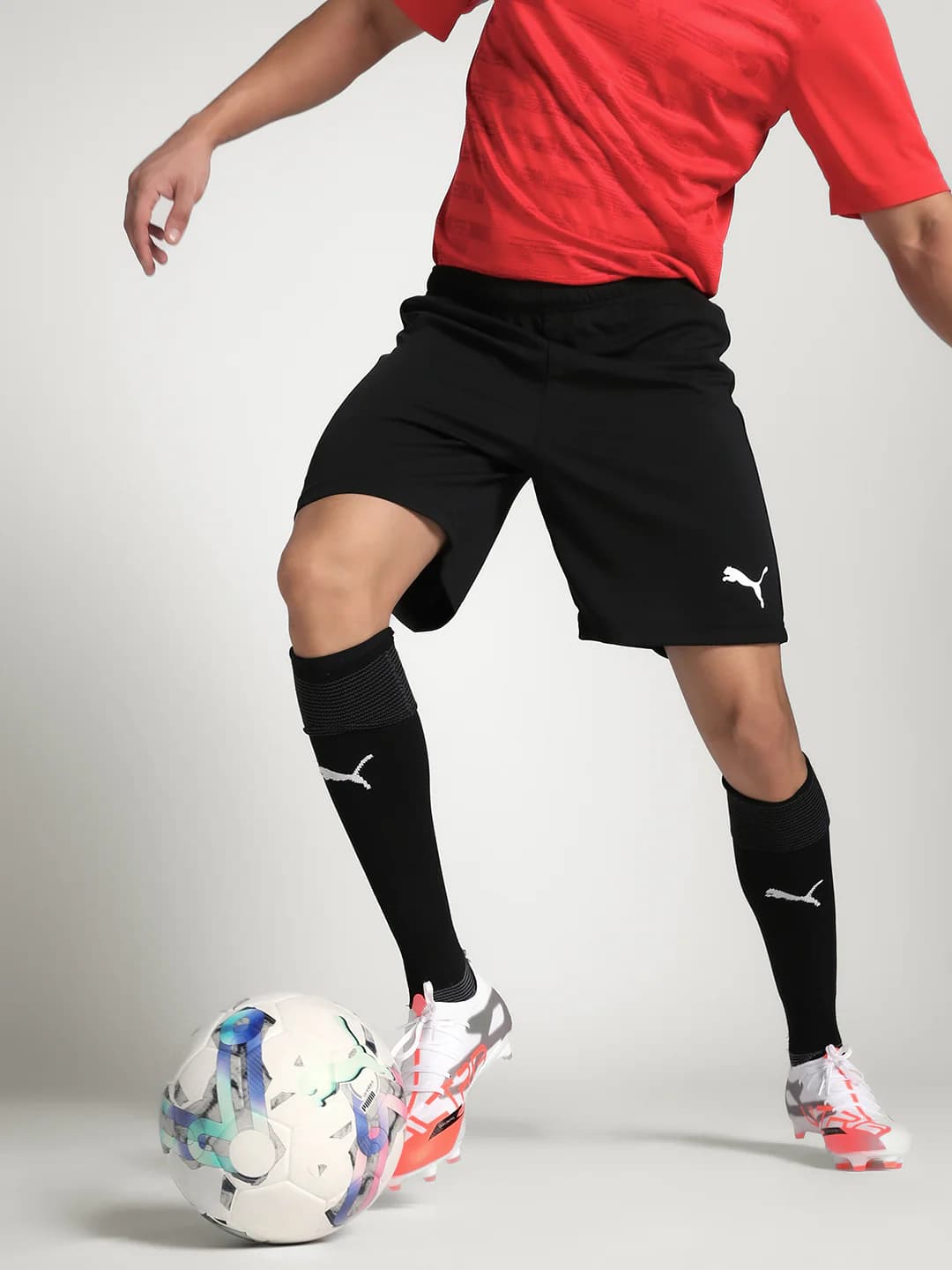 Men's Black Sports Solid Regular Fit Shorts