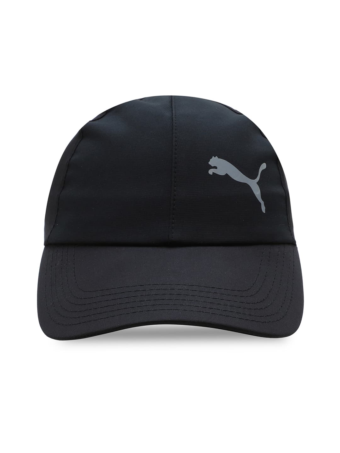Men's Black Casual Logo Pattern Running Cap