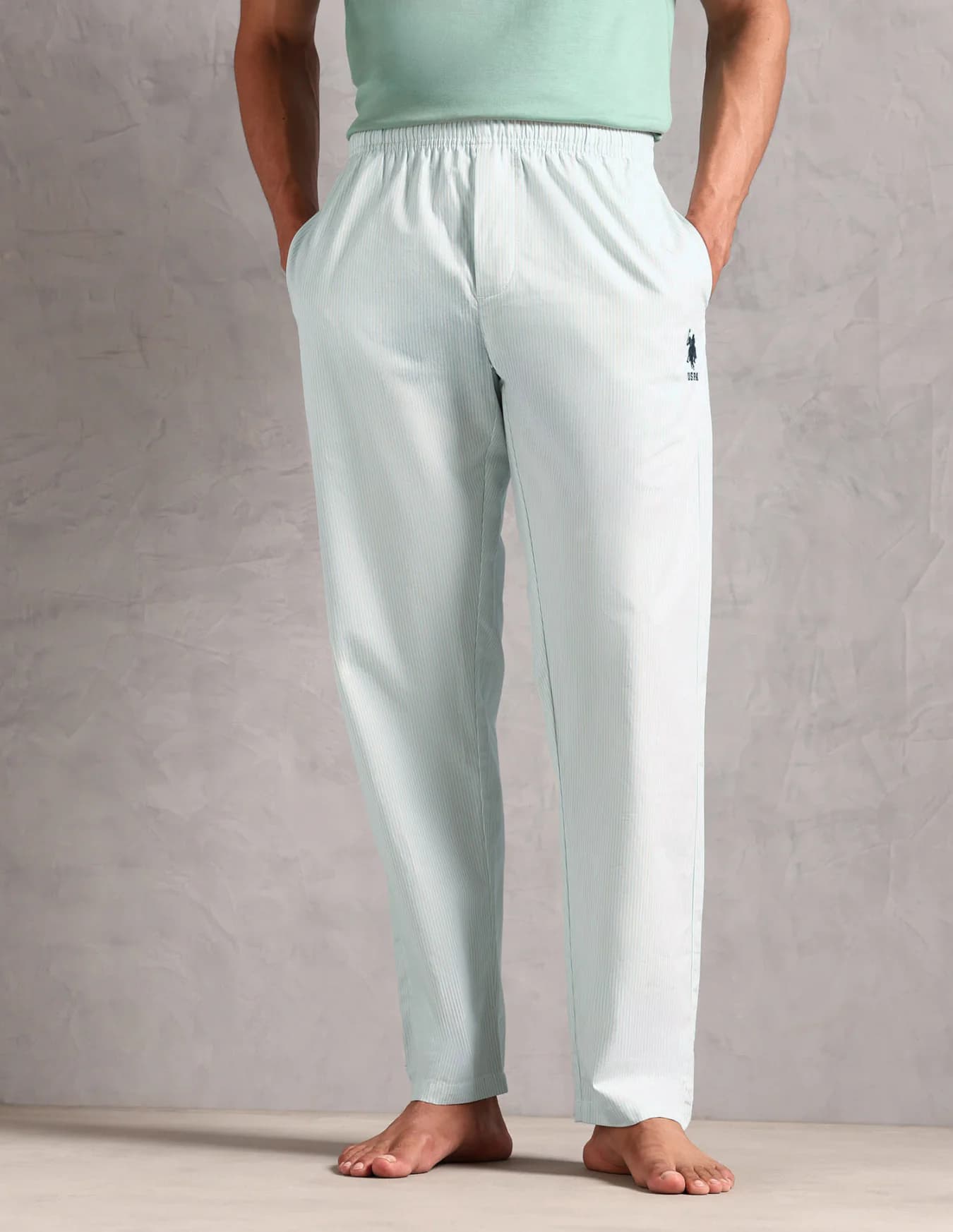 Men's Multicolor Straight Fit Mid Rise Pyjama