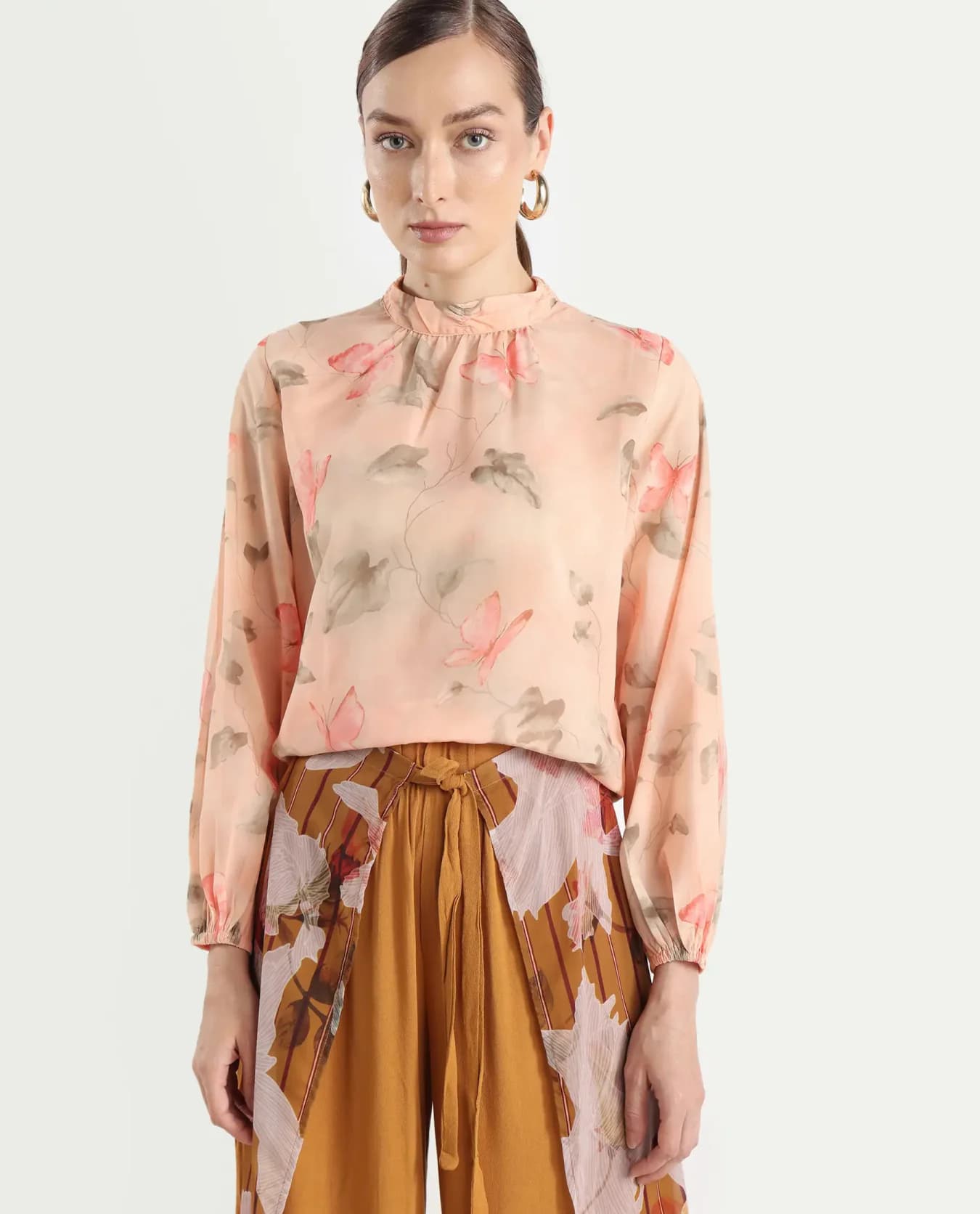 Women's Multicolor Casual Printed Regular Fit Top