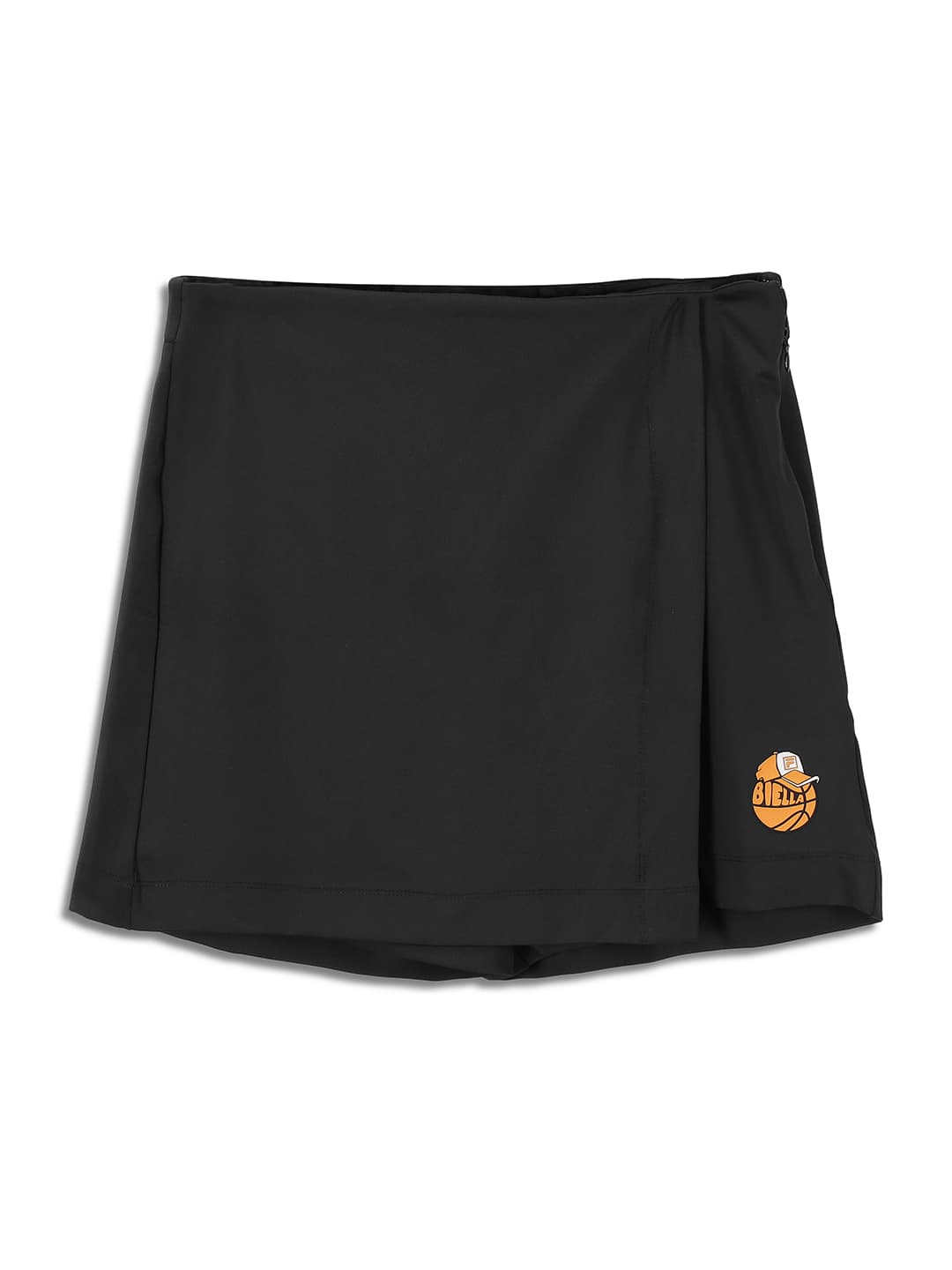 Women's Black Sports Regular Fit Mid Rise Shorts