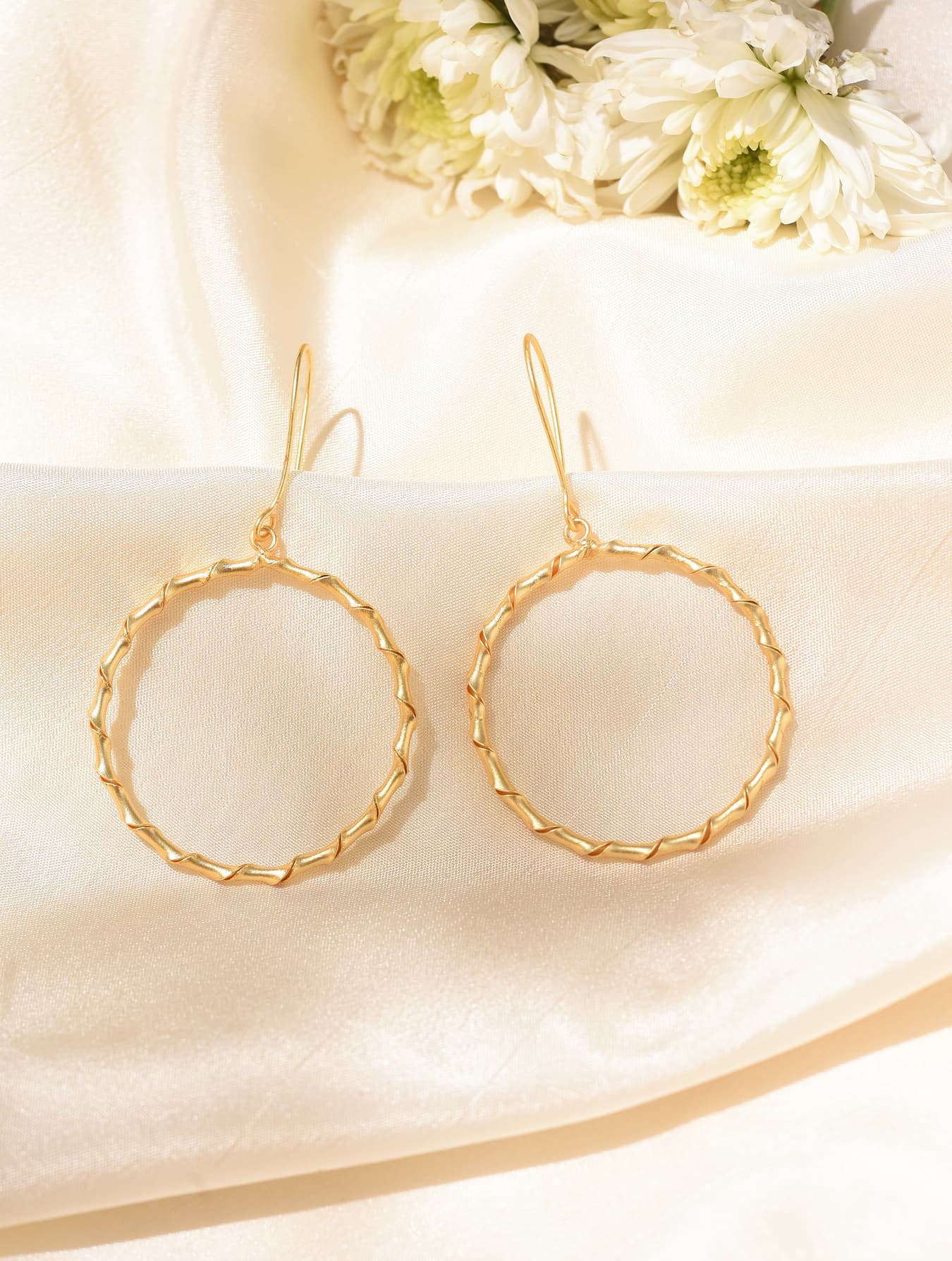 Women's Festive Wear Gold Plated Brass Dangler Earring