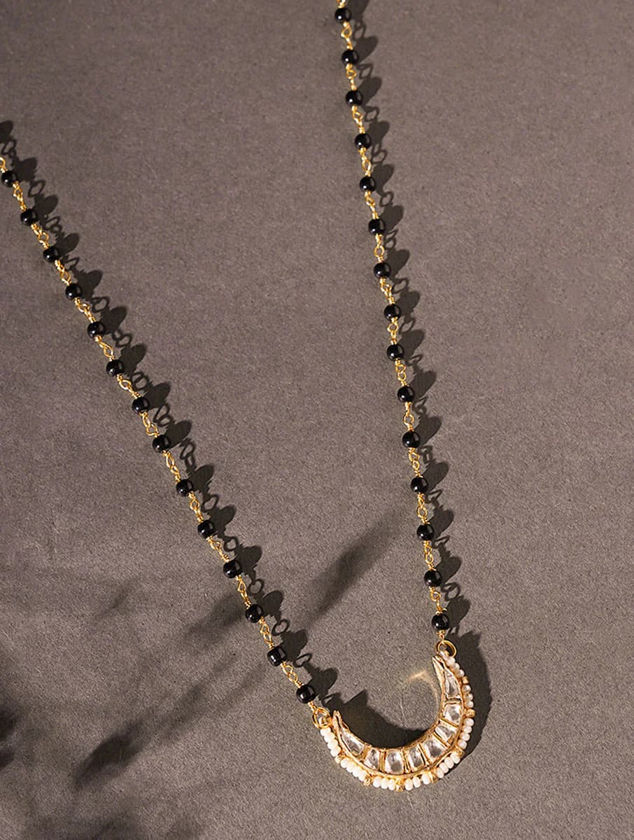 Women's Daily Wear Gold Plated Brass Mangalsutra
