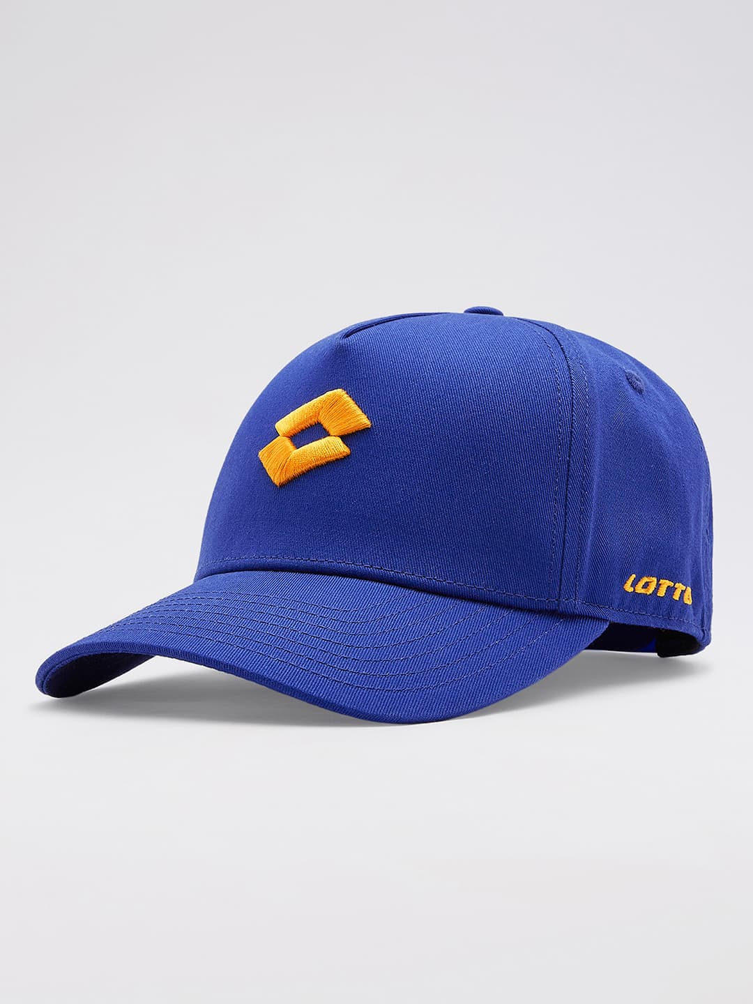 Unisex Blue & Orange Embroidered Essentials 5 Panel Baseball Cap