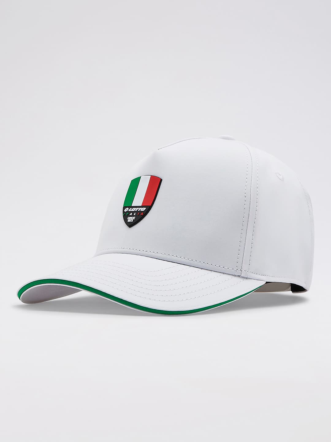 Unisex White Patchwork Kickoff 5 Panel Baseball Cap