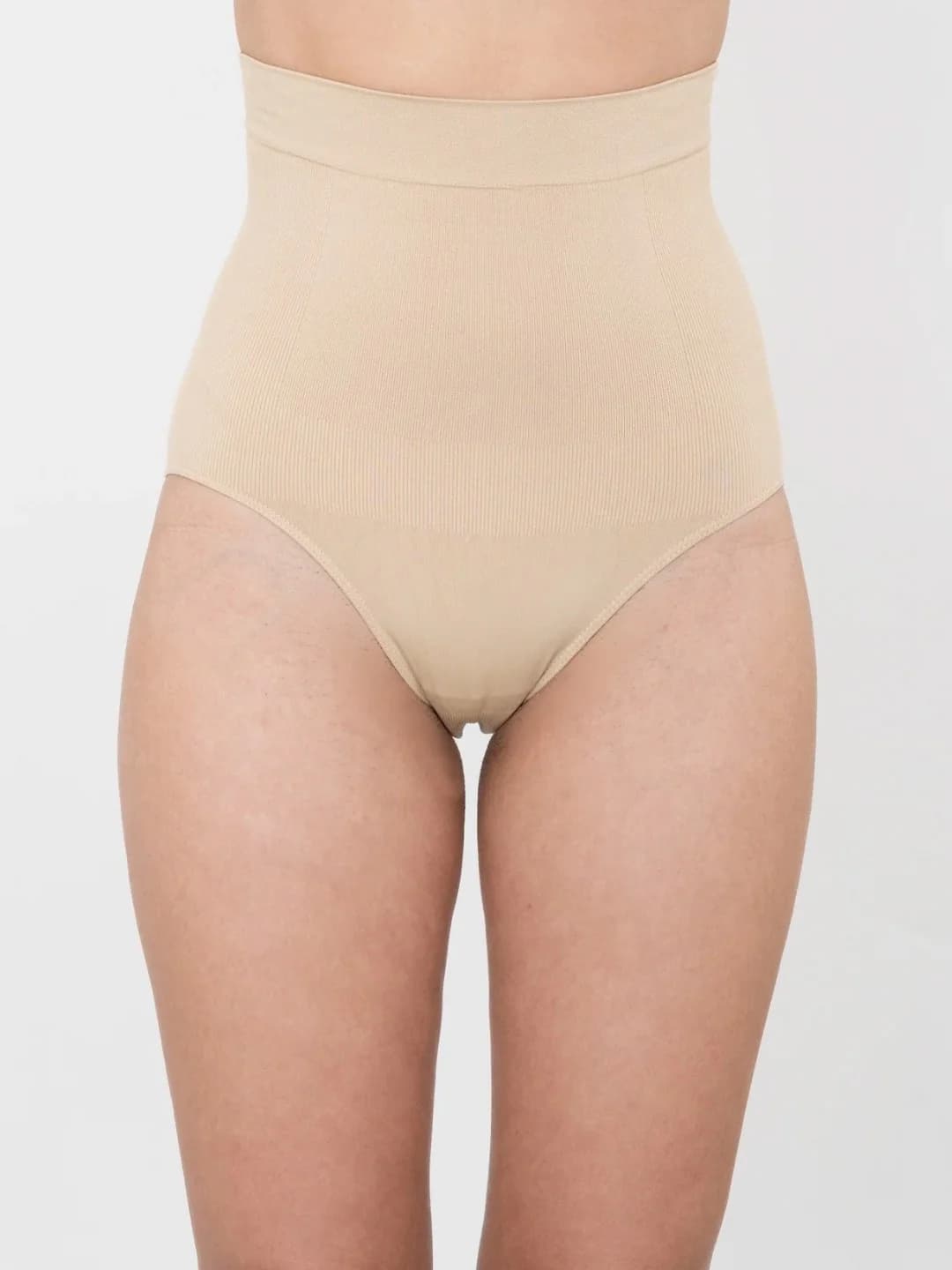 Women's Beige High Waist Shaper Panty
