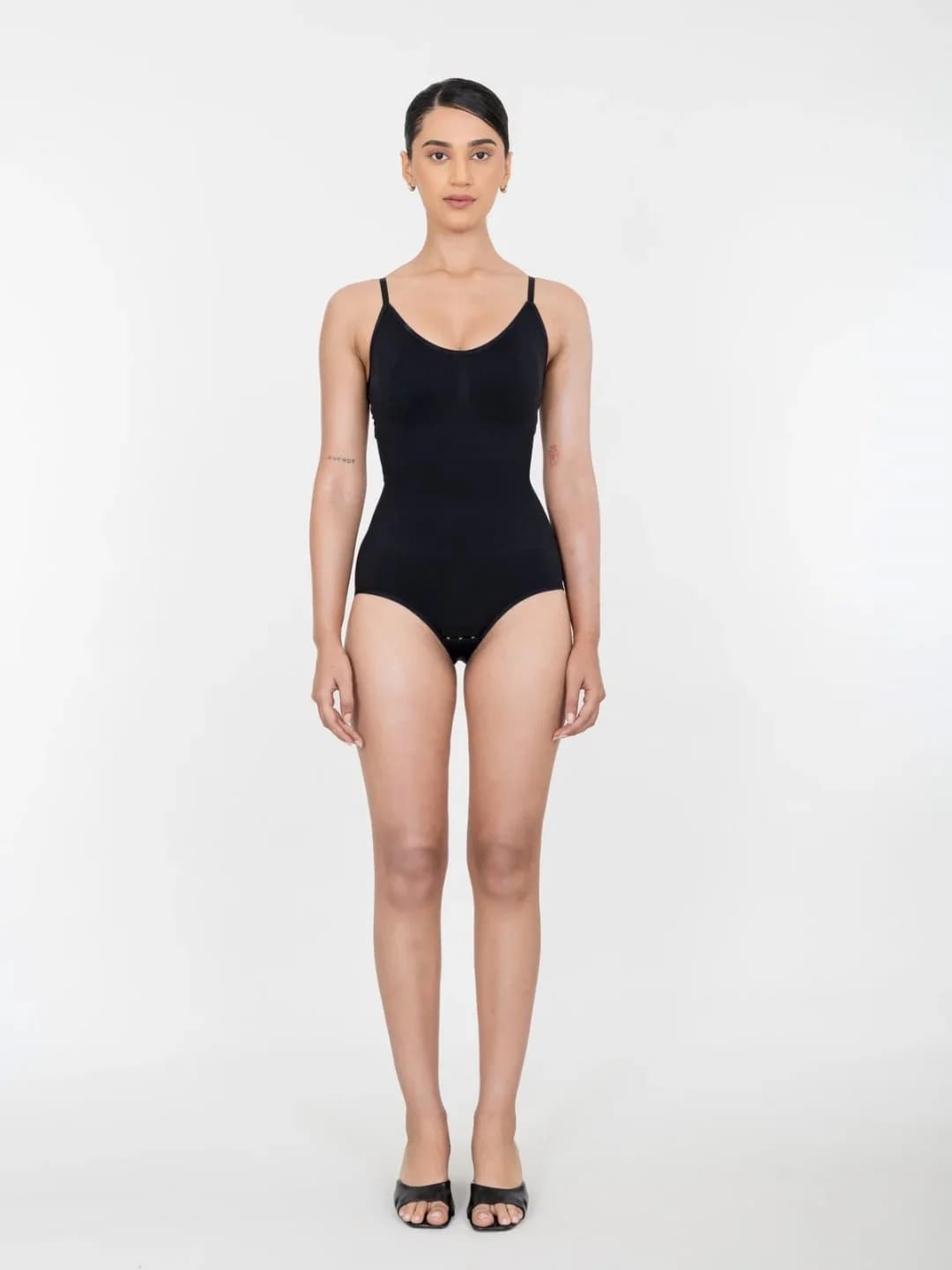 Women's Black Strapless Snatched Bodysuit - Body Shaper