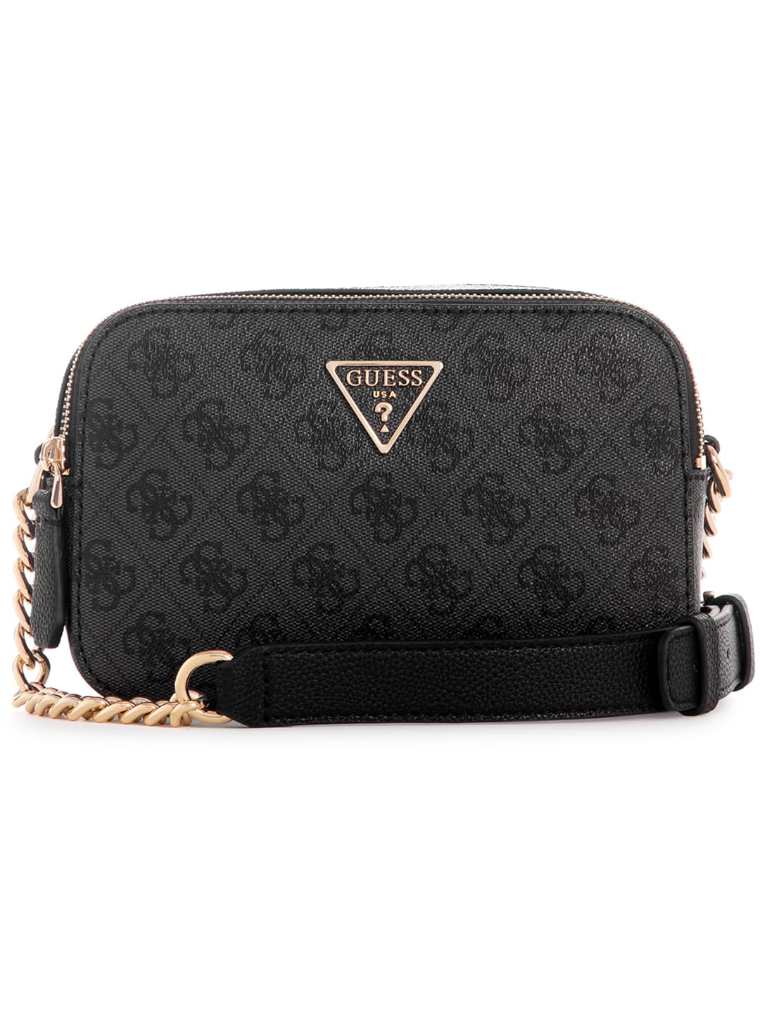 Women's Grey Coal Logo Printed Noelle Crossbody Camera Bag