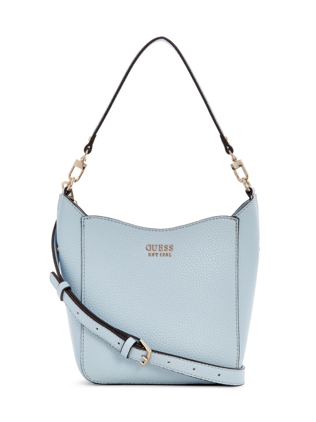 Women's Blue Powder Blue Textured Brenton Girlfriend Bucket Handheld Bag