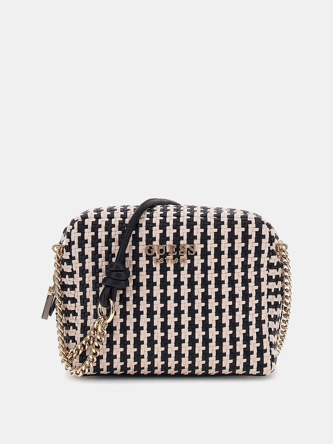 Women's Multicolor Textured Mirema Camera Crossbody Bag