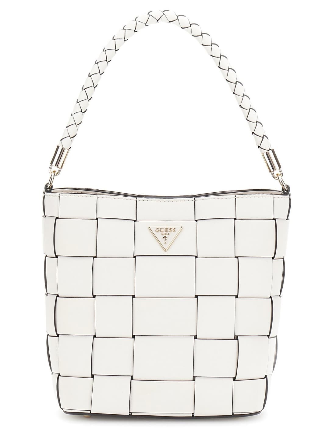Women's Off White Textured Maylee Bucket Handheld Bag