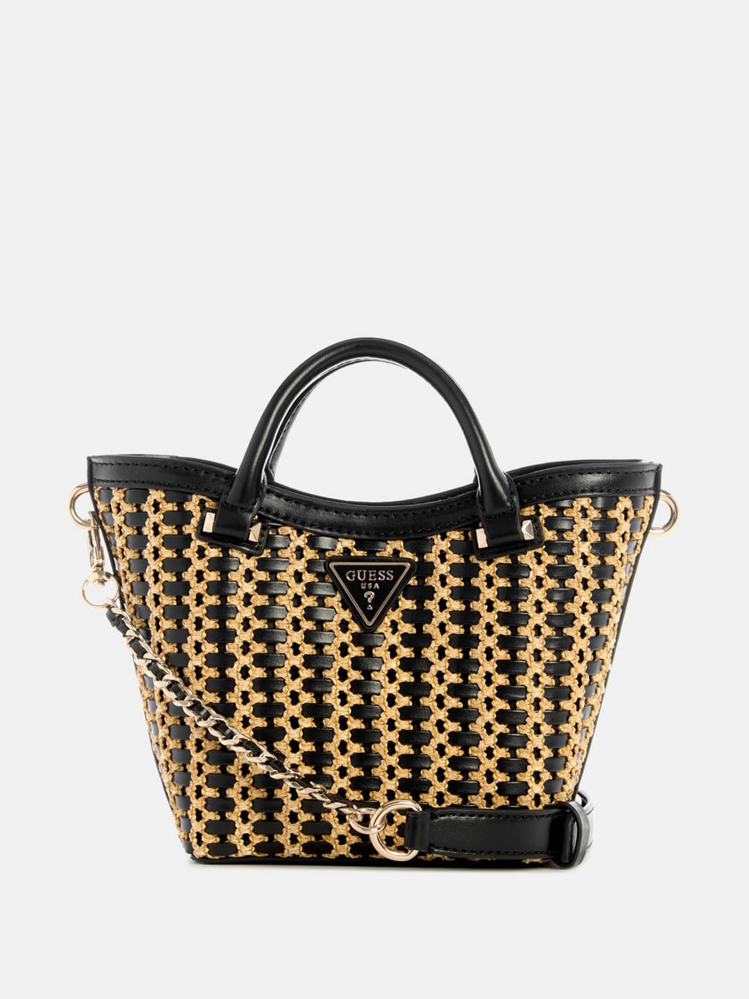 Women's Multicolor Natural Textured Atalia Mini Tote Bag