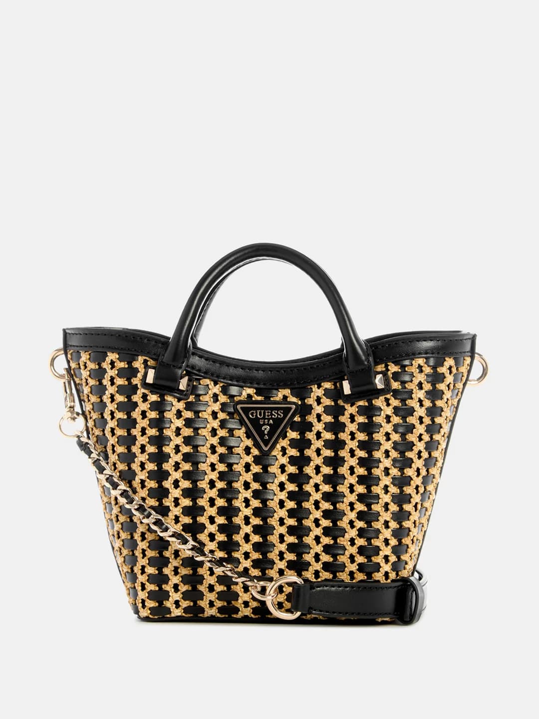 Women's Multicolor Natural Textured Atalia Mini Tote Bag