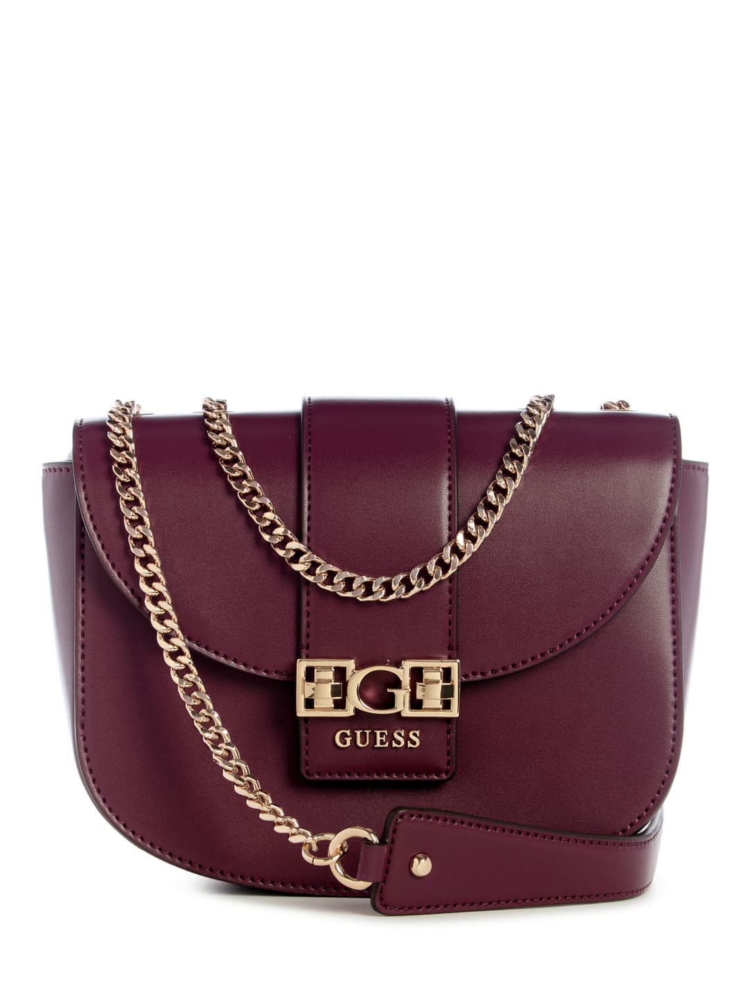 Women's Red Solid Jane Convertible Crossbody Bag