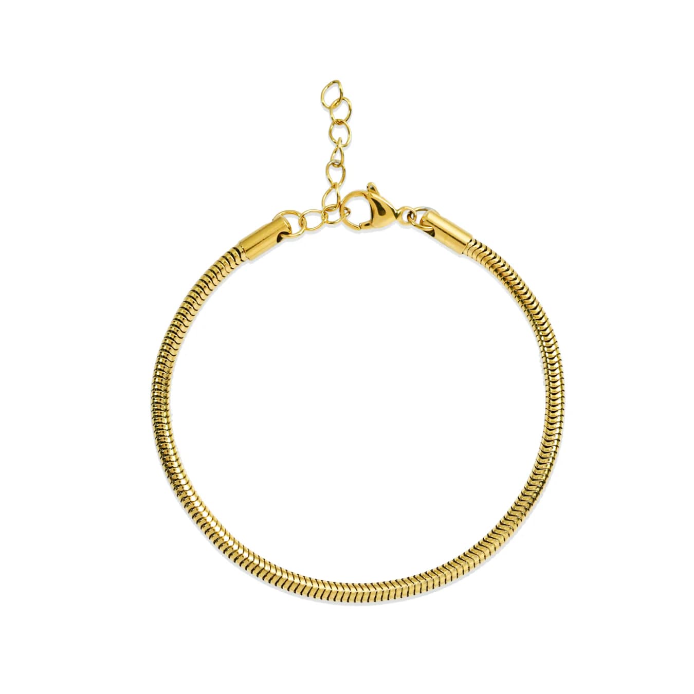 Men's Gold Coil Slim Bracelet