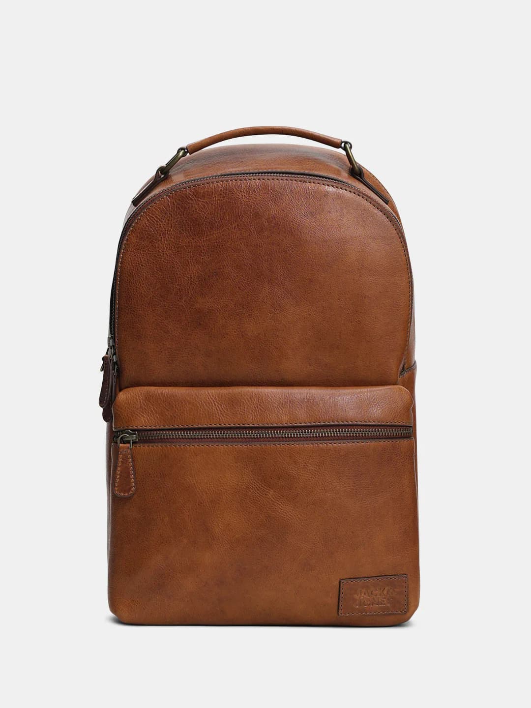 Men's Brown Premium Leather Backpack