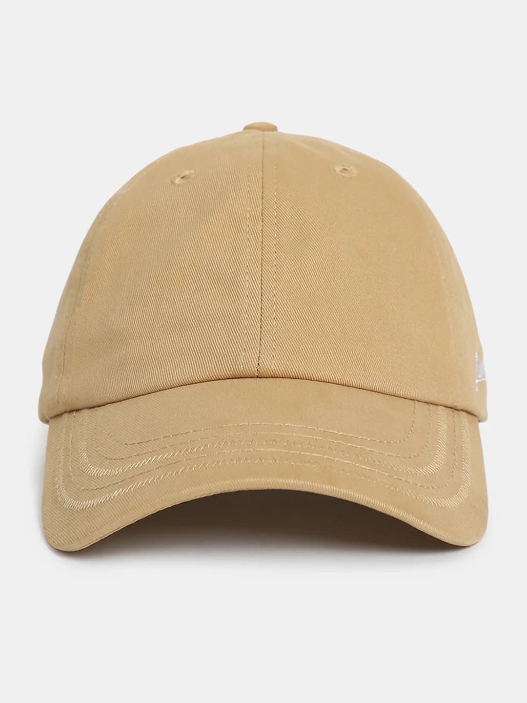Men's Brown Cotton Baseball Cap