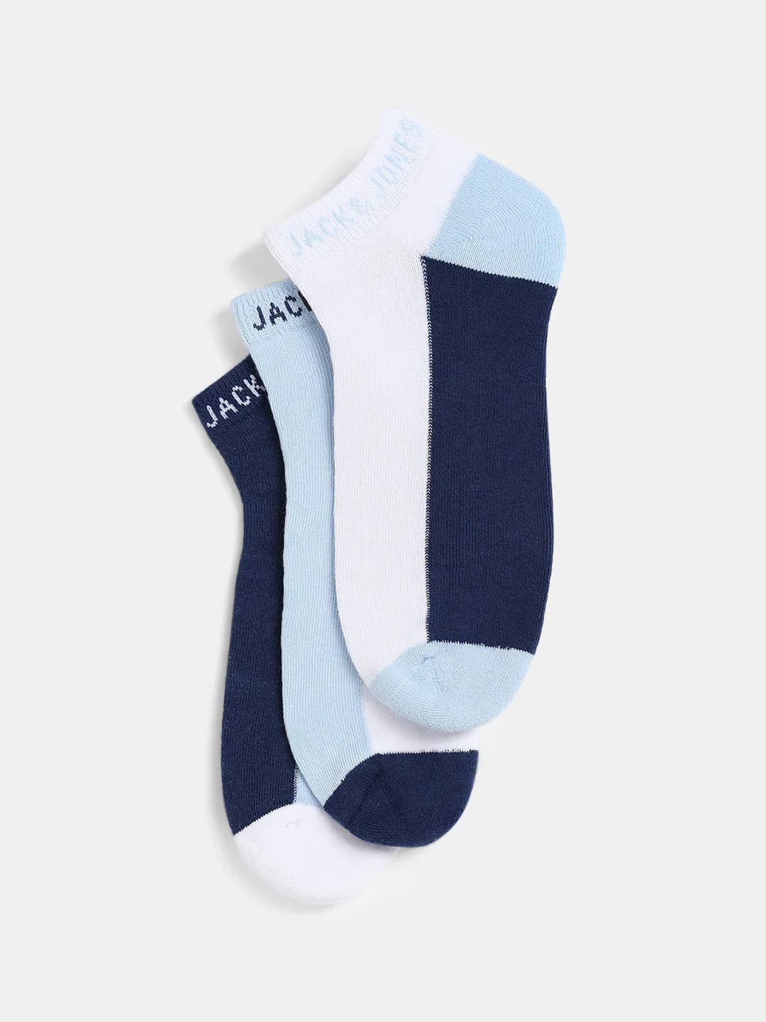 Men's Multicolor Casual Colorblocked Socks - Pack of 3