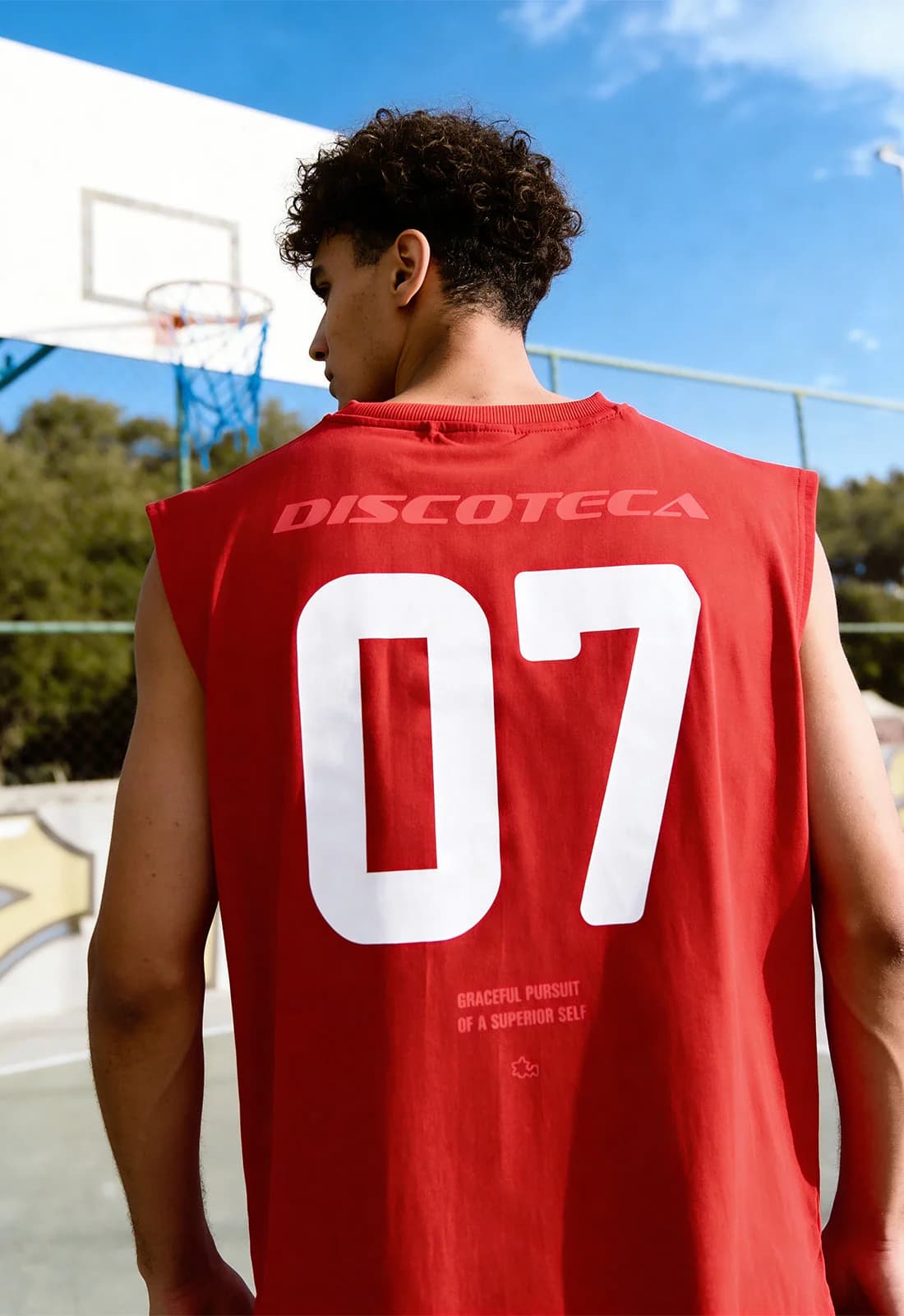 Unisex Red Casual Printed Oversized Fit Tshirt