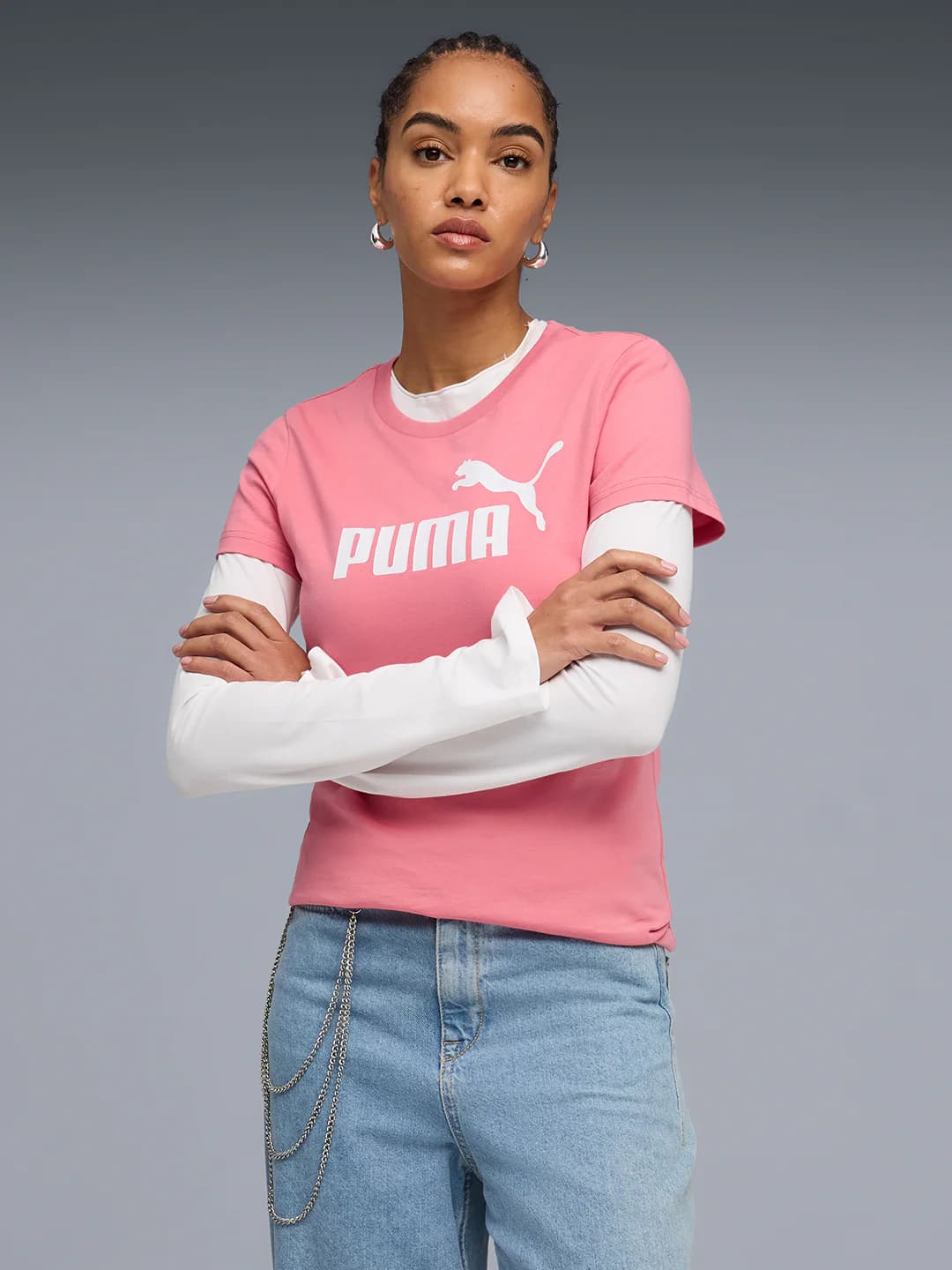 Women's Pink Casual Regular Fit Printed Half Sleeves Tshirt