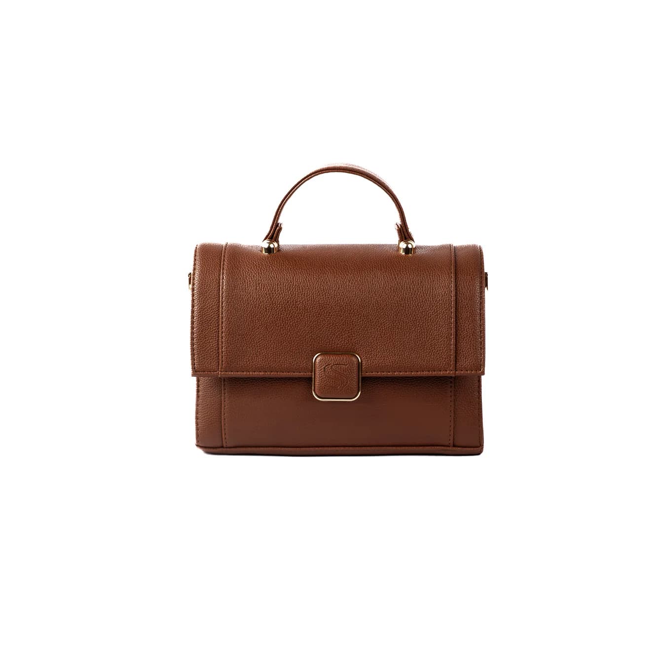 Women's Brown Textured Non-Padded Vegan Leather Finish Sling Bag