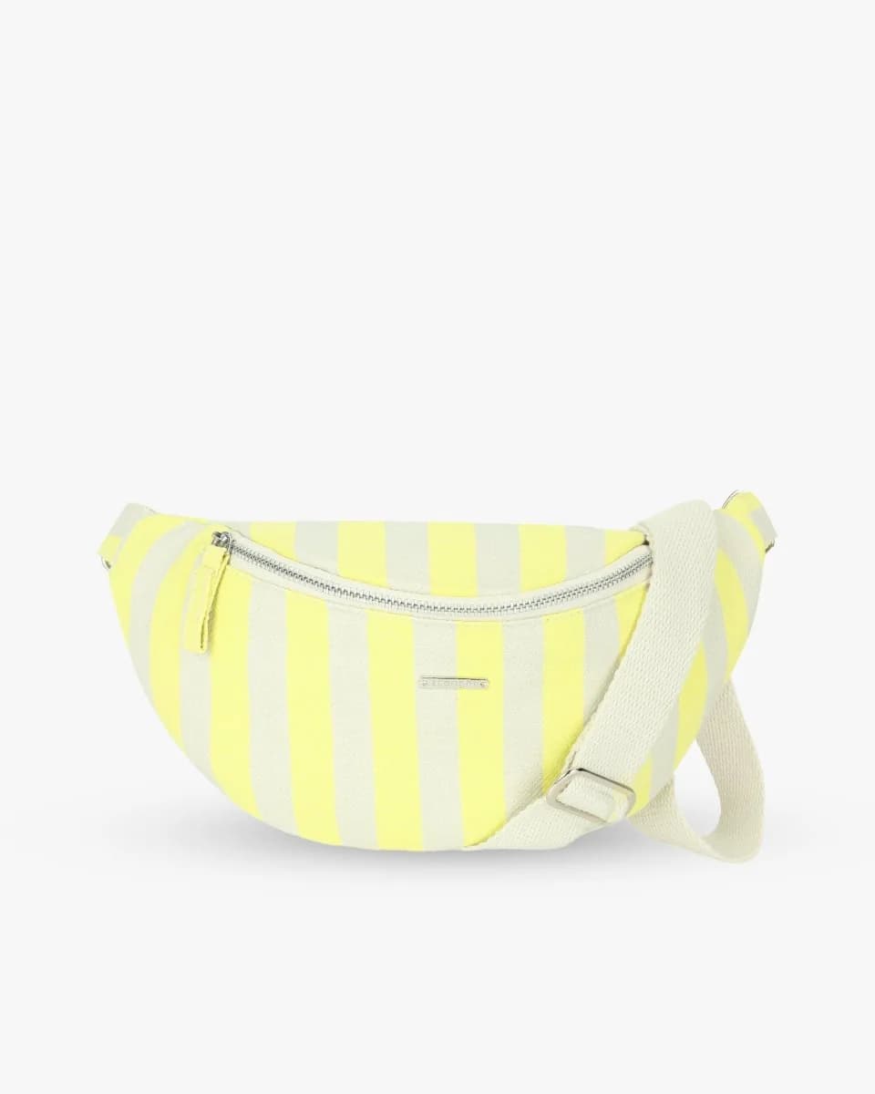 Unisex Yellow Casual Printed Lemonade Fanny Bag