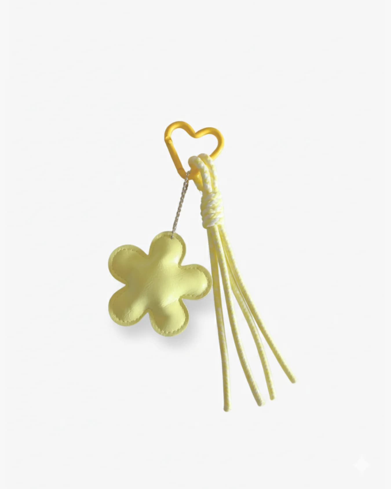 Women's Yellow Casual Floral Lemonie Bag Charm