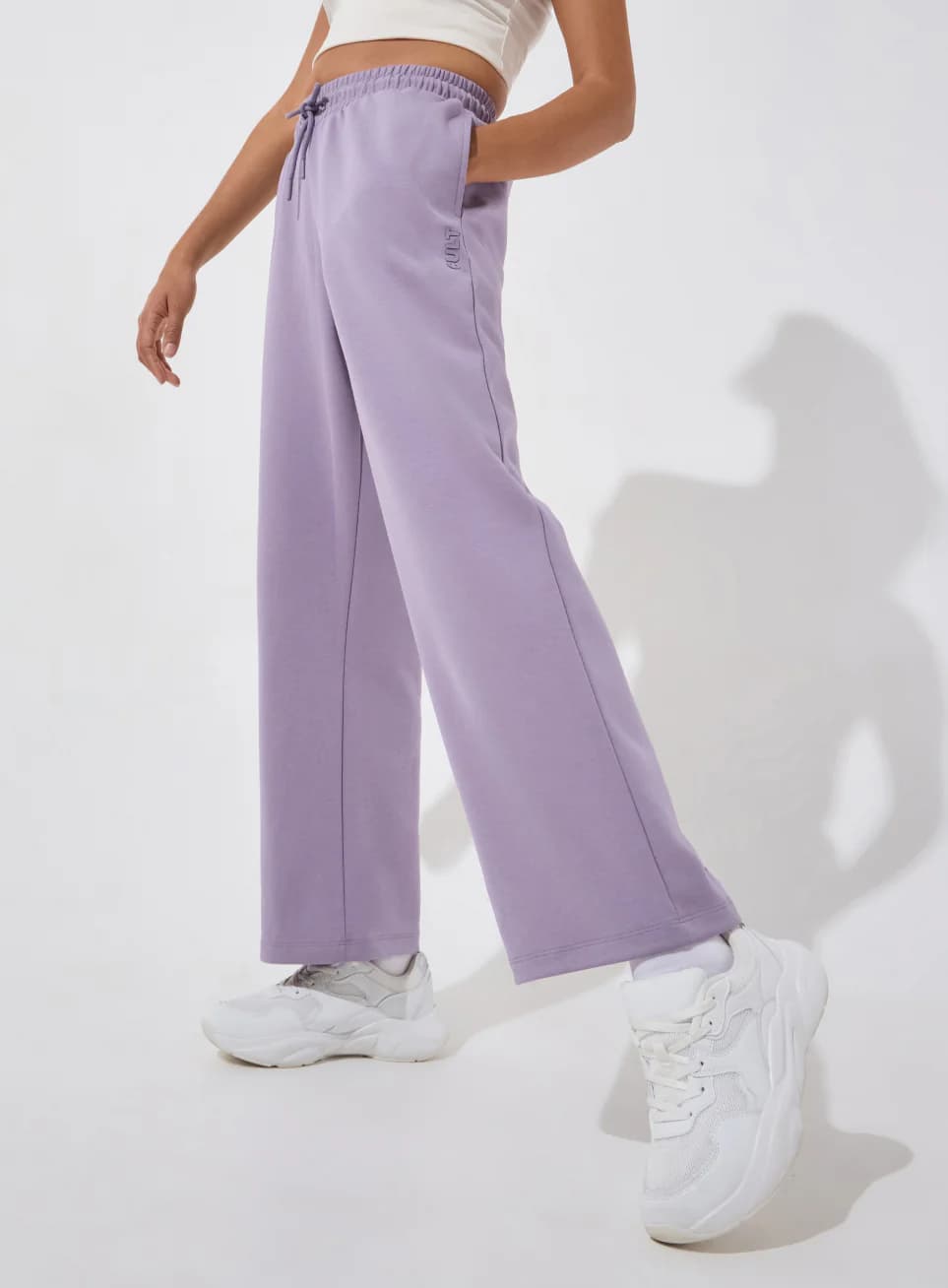 Women's Purple Casual Solid Regular Fit Ultra Luxe Classic Trackpant