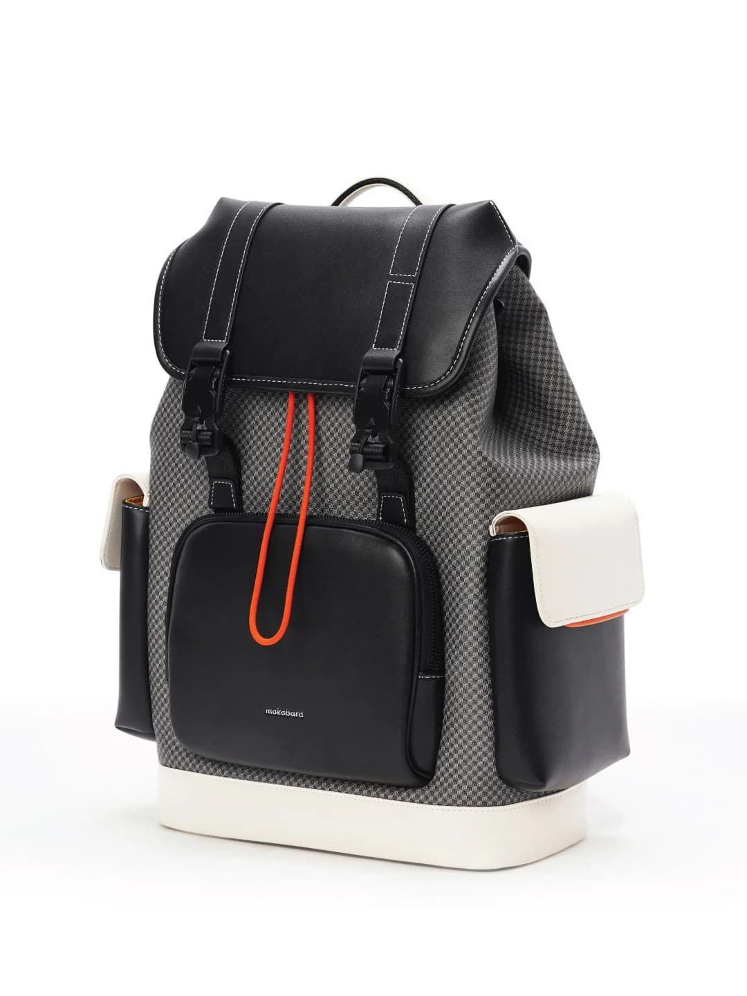 Unisex Black Canvas Top Handle The Teriyaki Backpack