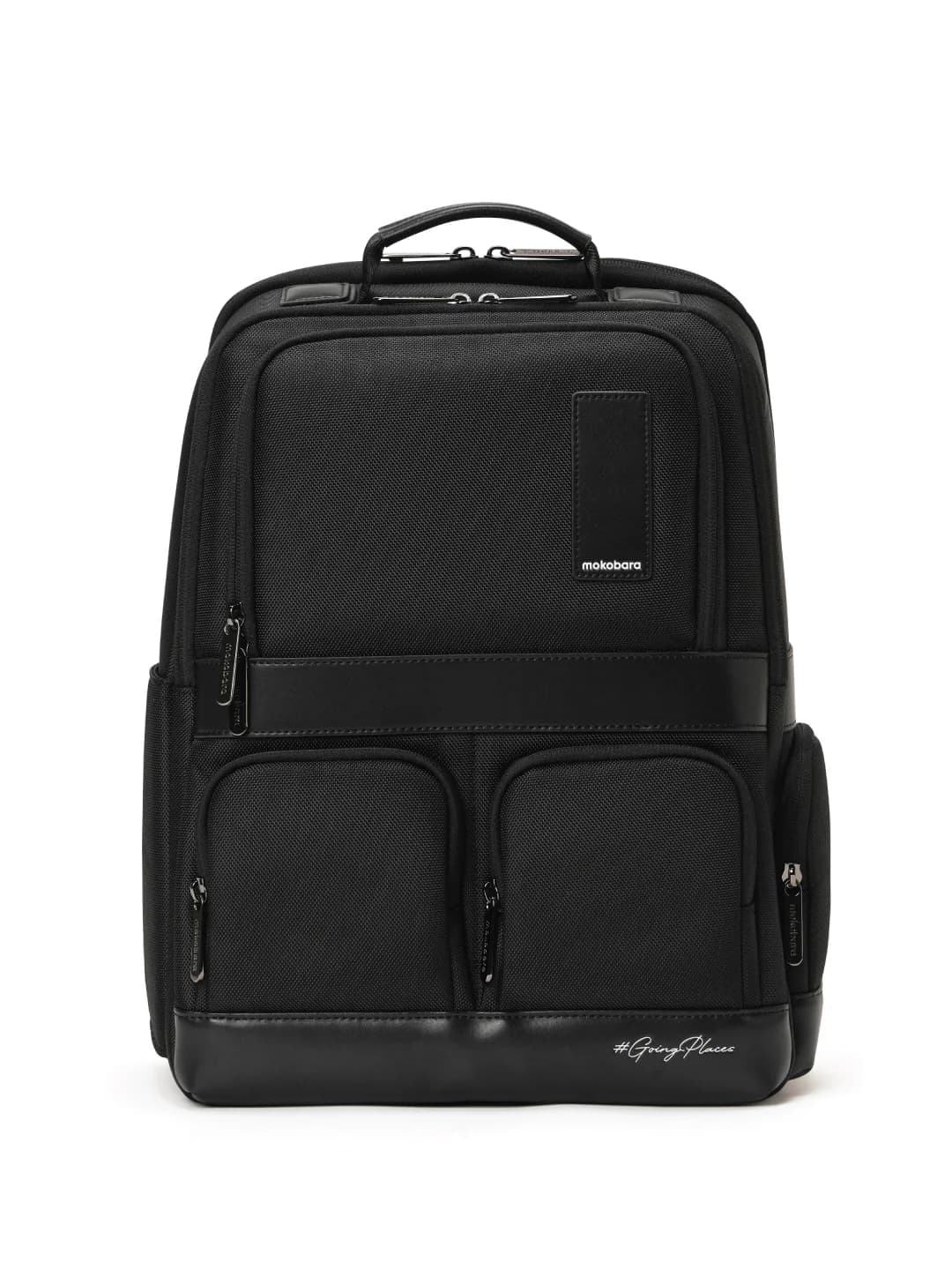 Unisex Black Nylon Top Handle The Terra Work Backpack - 25L