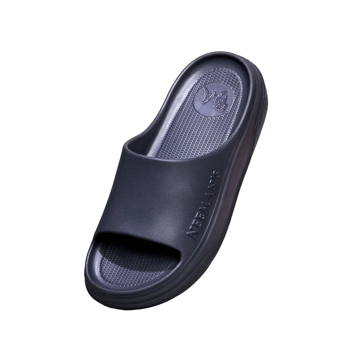 Unisex Grey Bounce Back Soft Cushioning Slipper for Daily Use Cushers Slides