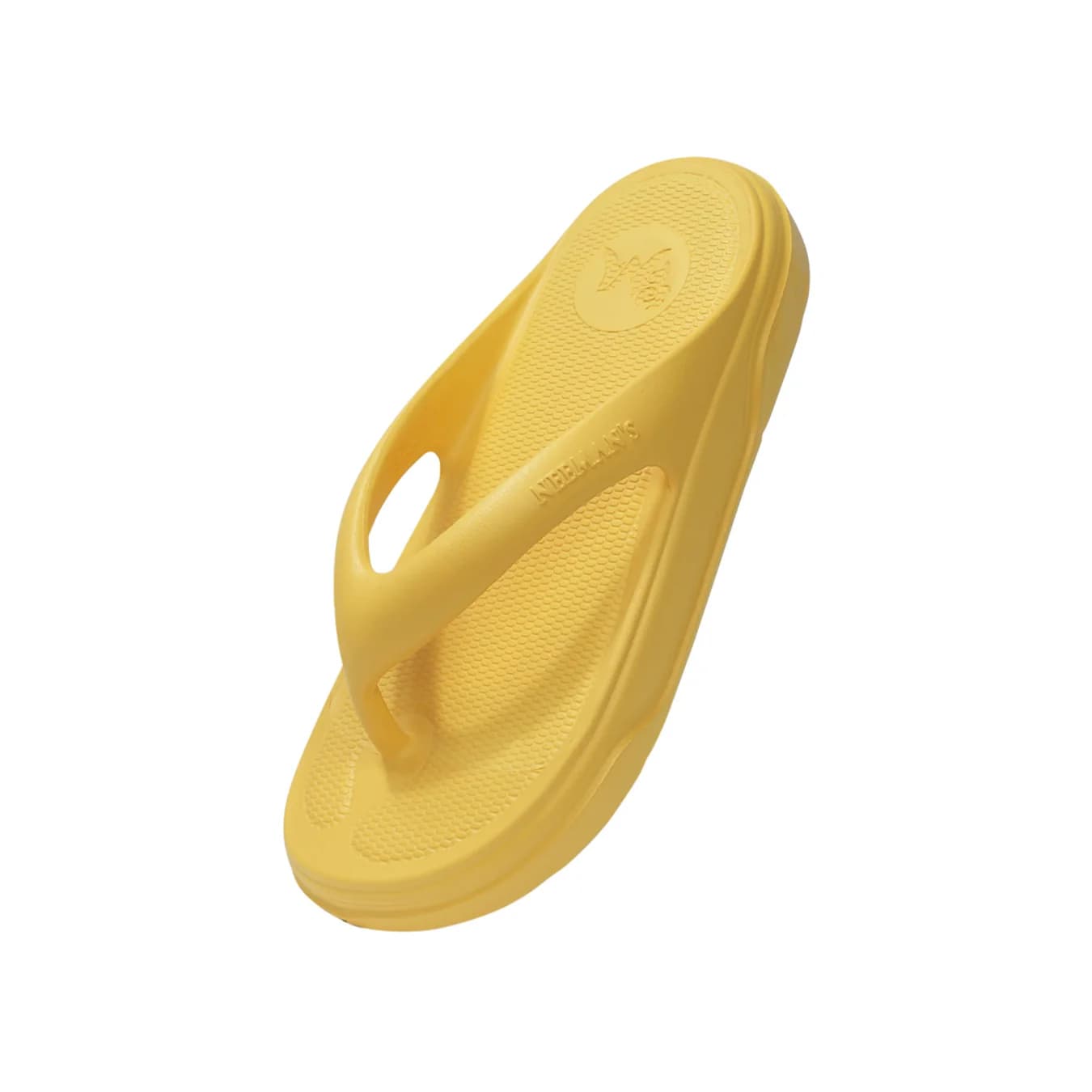 Unisex Yellow Powered by CushyVerse Technology for Ultimate Cushioning - Bounce and All-Day Comfort Cushers Flip-Flops