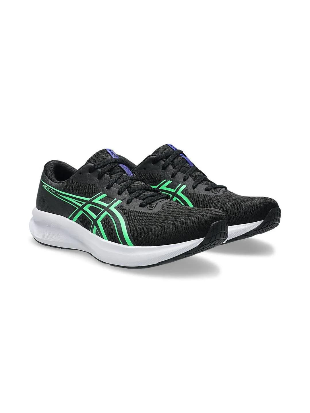 Men's Black PATRIOT 14 Lace-Up Running Shoes