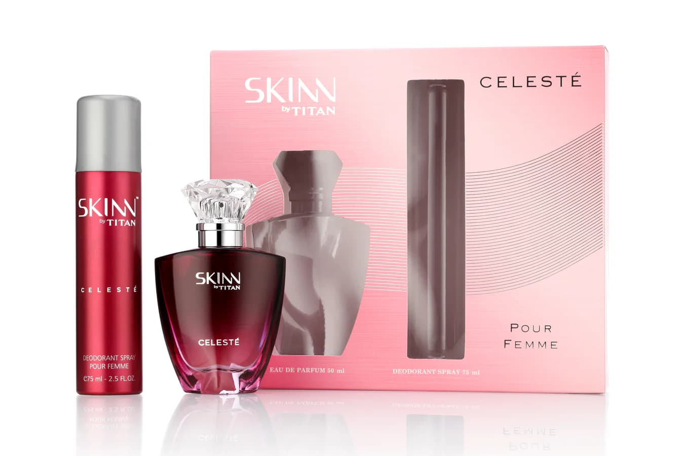 Women Celeste EDP + Deo Set(50ml+75ml)