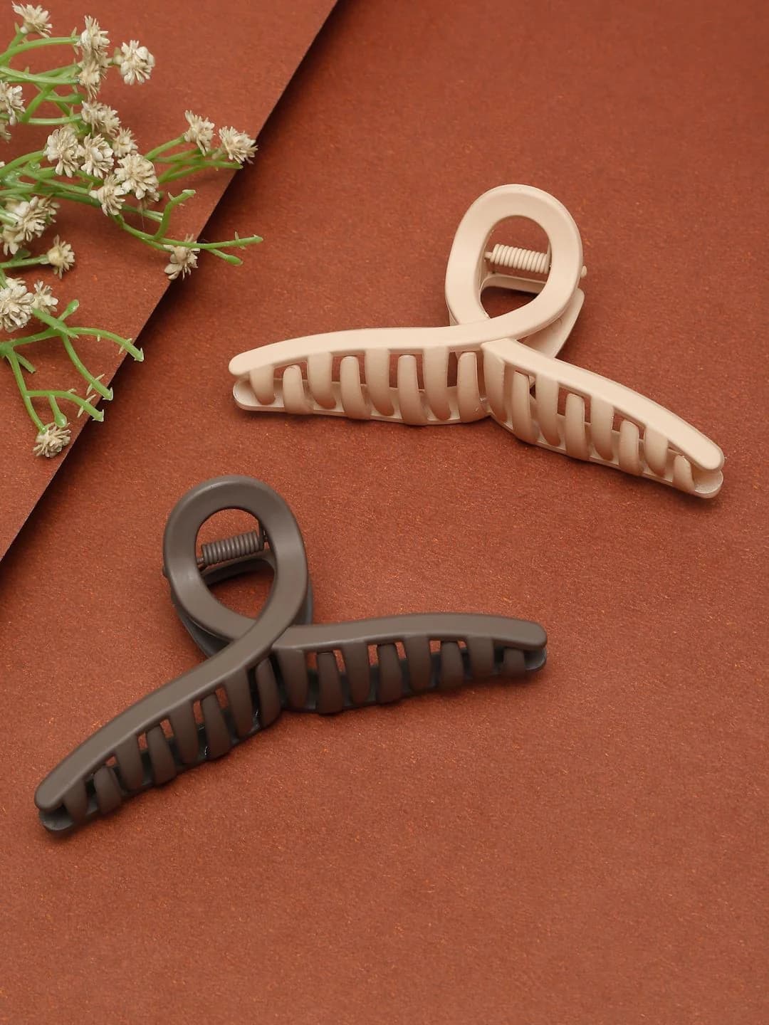 Women's Multicolor Claw Clips - Set of 2