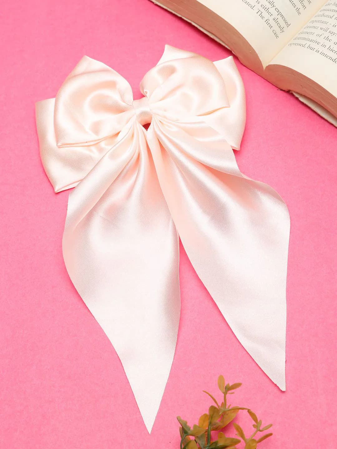 Women's Cream Alligator Hair Clip