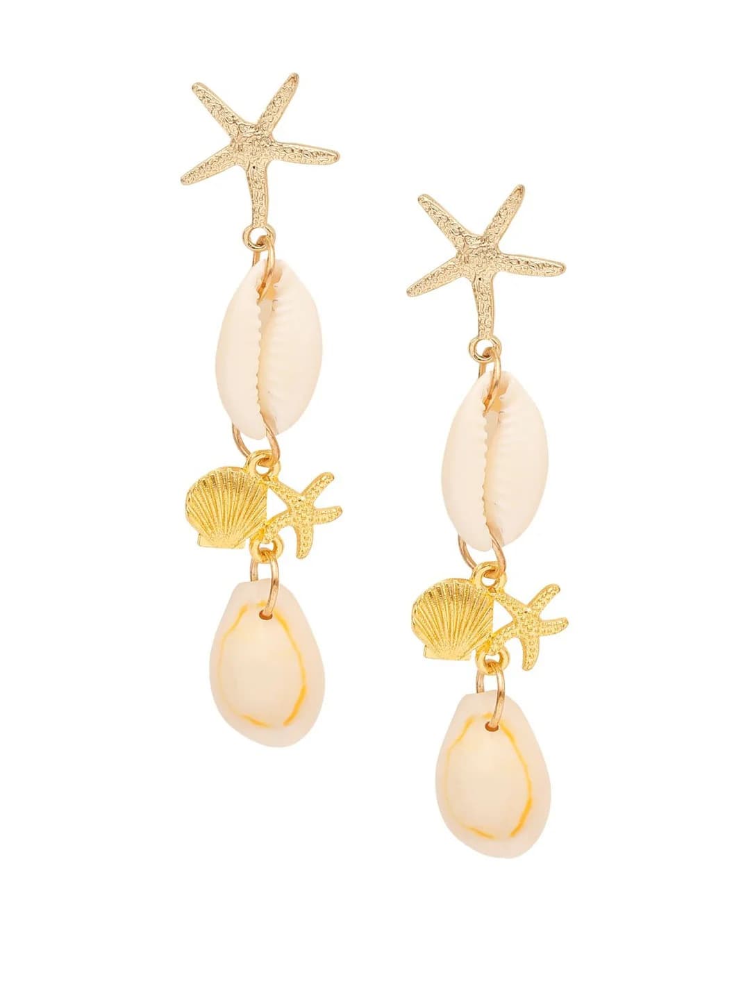 Women's Gold Animal Shaped Drop Earrings