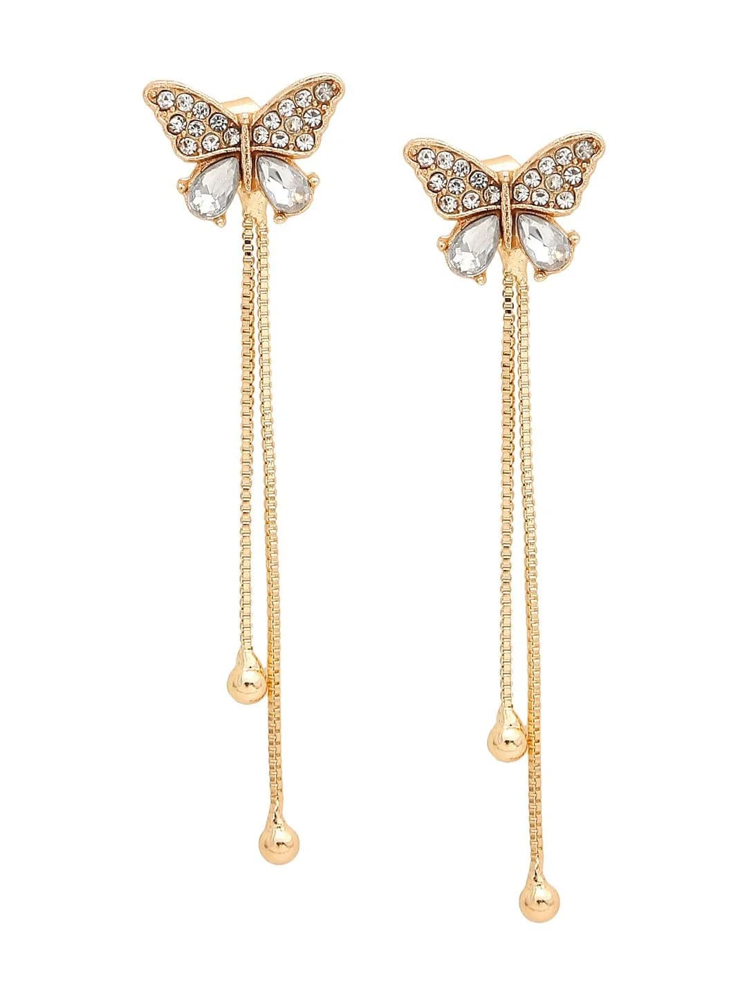 Women's Gold Animal Shaped Drop Earrings