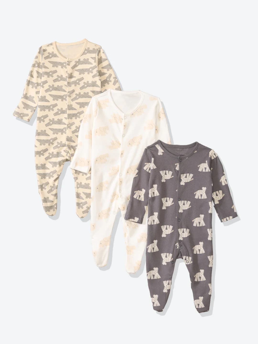 Boys Multicolor Casual Printed Regular Fit Night Suit - Pack of 3