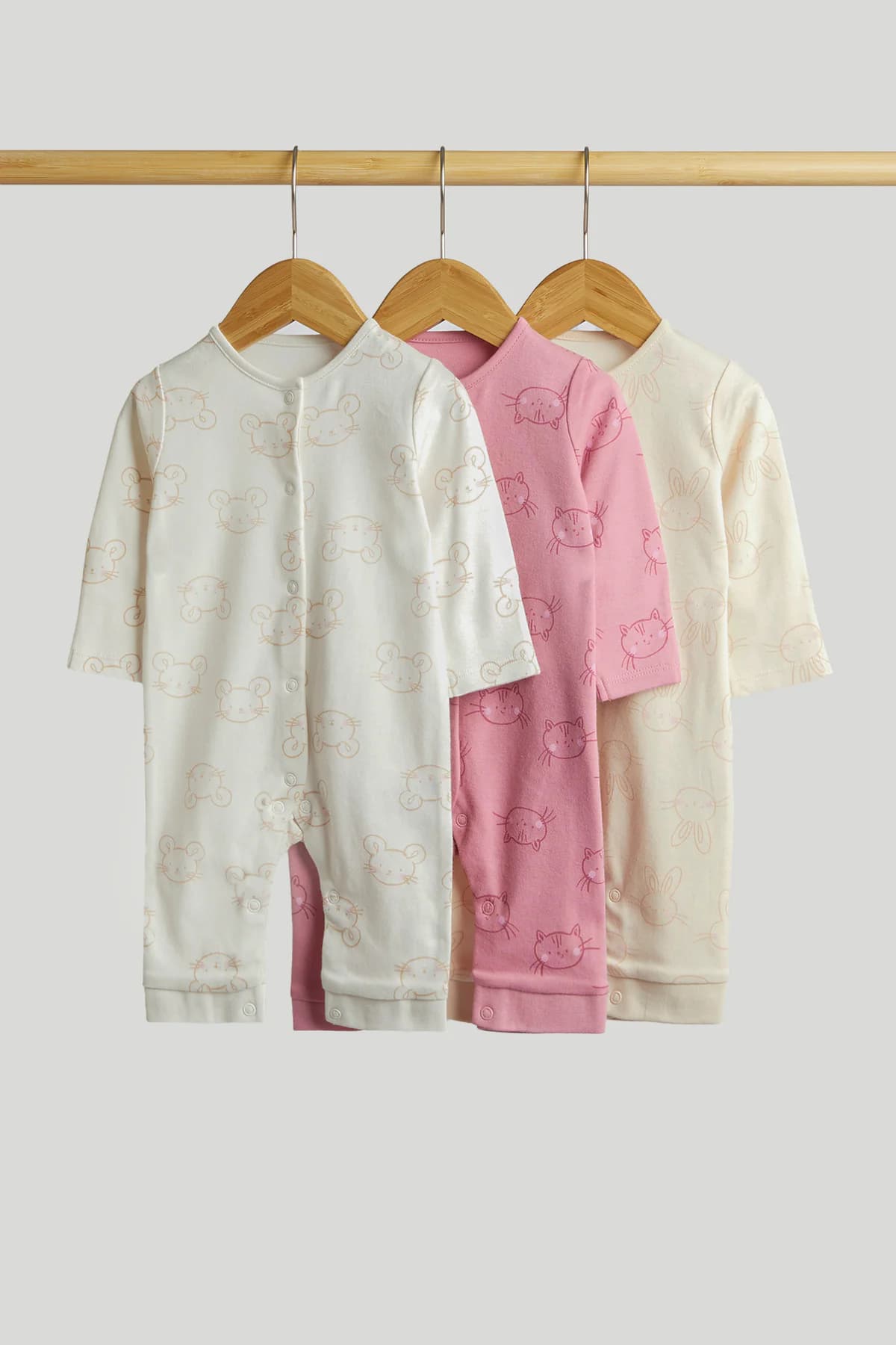 Girls Multicolor Casual Printed Regular Fit Night Suit - Pack of 3