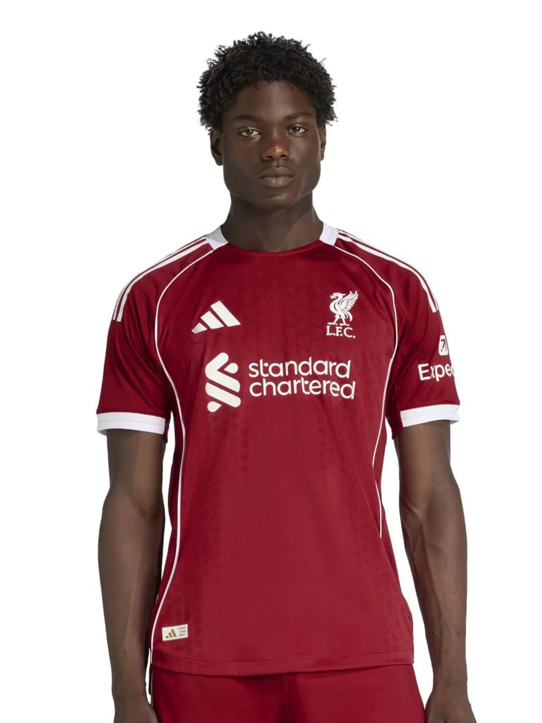 Men's Red Liverpool FC 25/26 Authentic Home Jersey