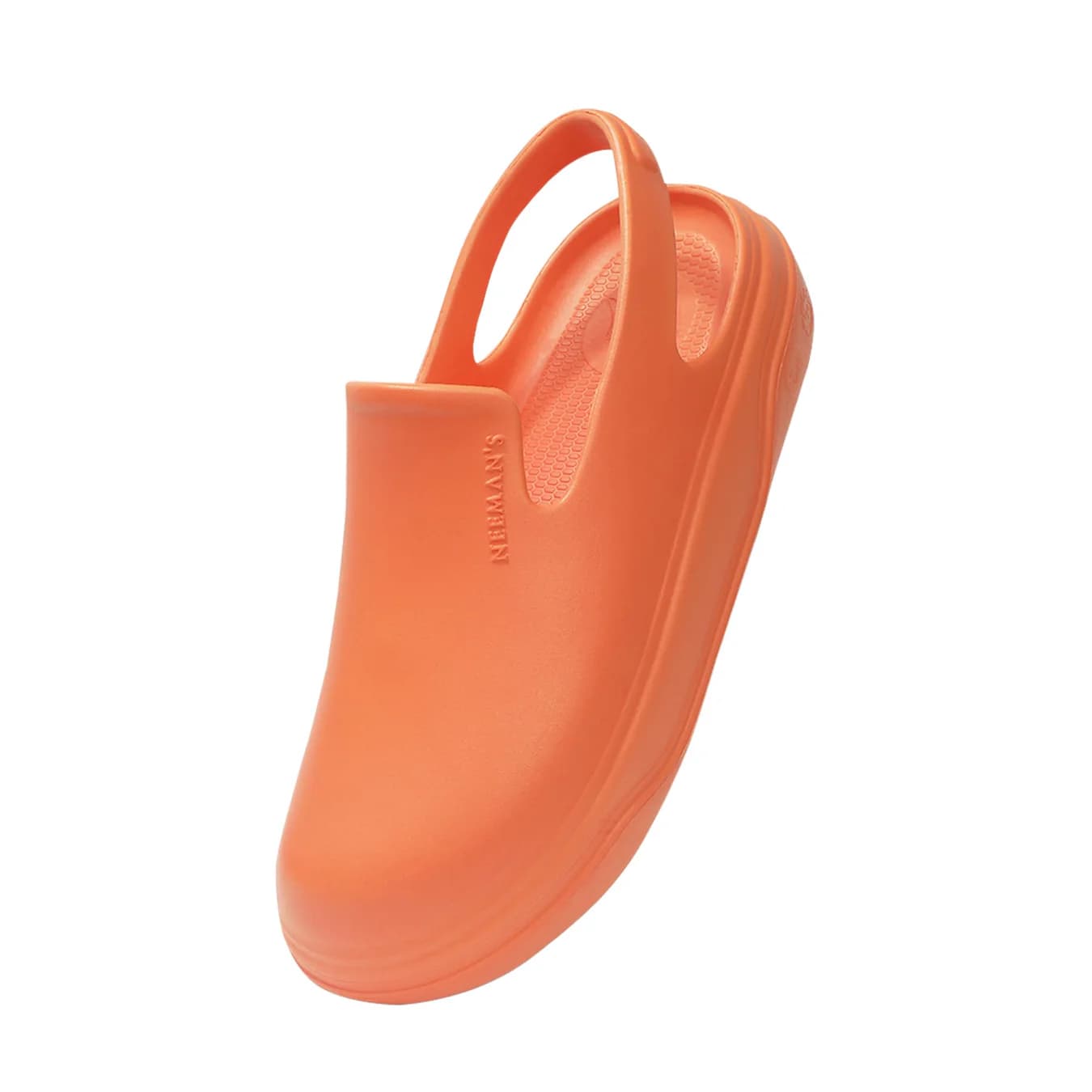 Unisex Orange Casual Round Toe EVA Cusher Clogs