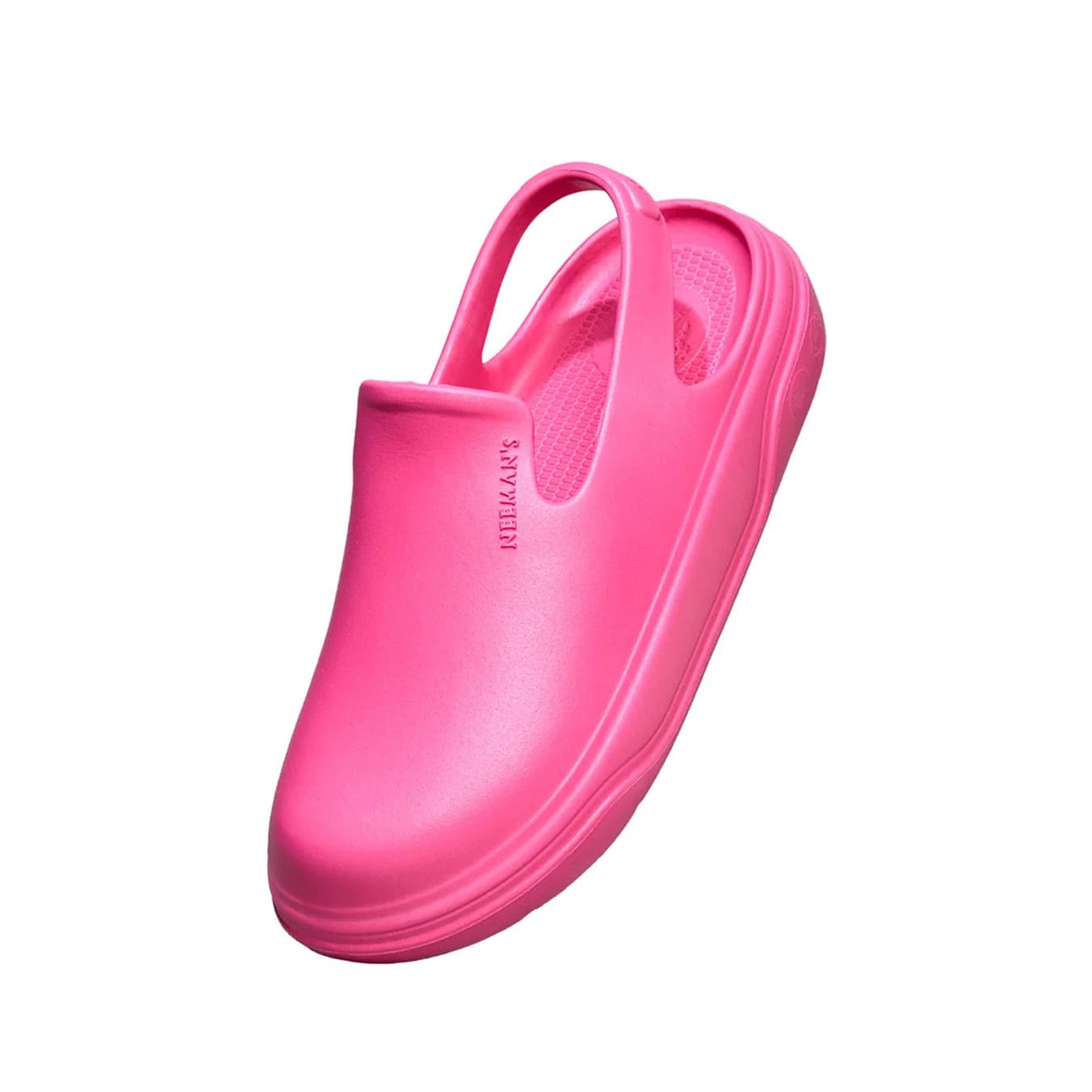 Unisex Pink Casual Round Toe EVA Cusher Clogs